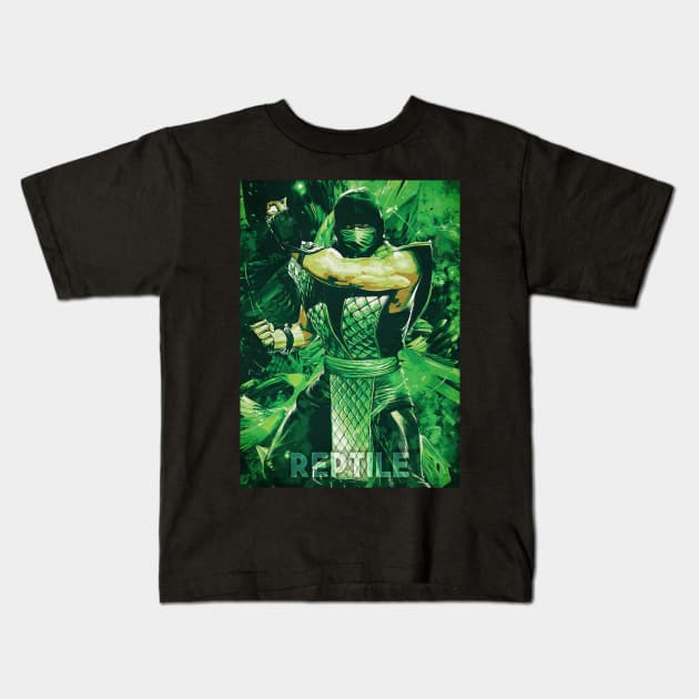 Reptile Kids T-Shirt by Durro